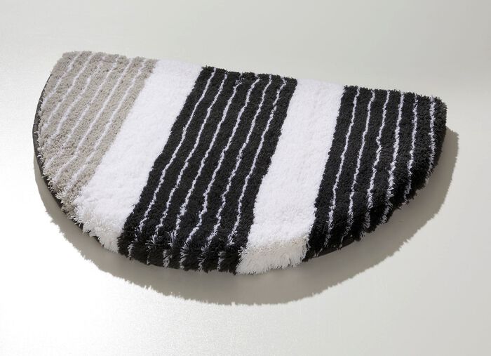 badkamerset in blotevoetenzachte kwaliteit ANTRACIET