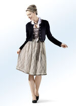 Cardigan met metalen knopen 
