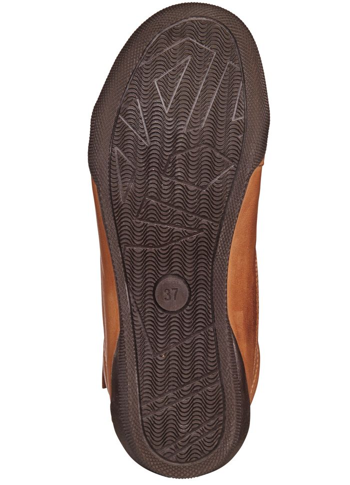 Andrea Conti, sportieve dameslaarzen, met uitneembaar voetbed COGNAC