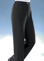 Comfortbroek met een 4 cm bredere tailleomtrek ZWART