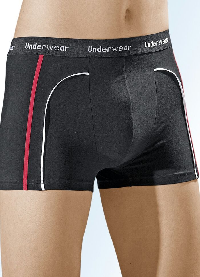 Set van drie broekjes met elastische tailleband 