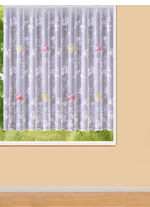 Bloemenraamrolgordijn met universeel raillint VEELKLEURIG