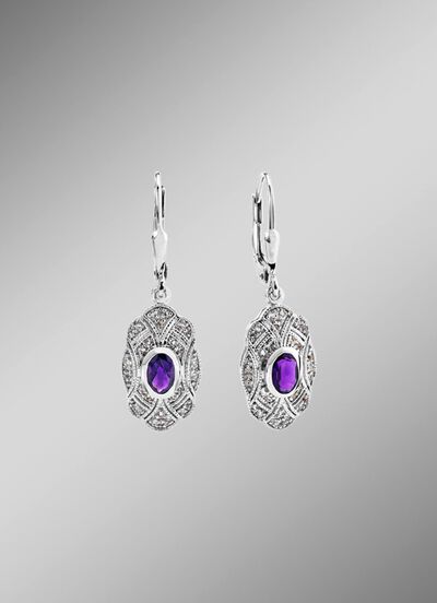 Oorbellen zilver 925/- 