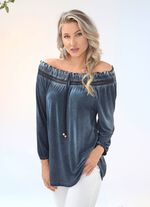 Uitzonderlijk shirt met speciale verftechniek MARIENE