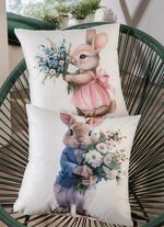 Zachte fluwelen kussenhoes 