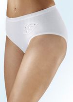 Set van zes Comazo-slips met batistmotief 