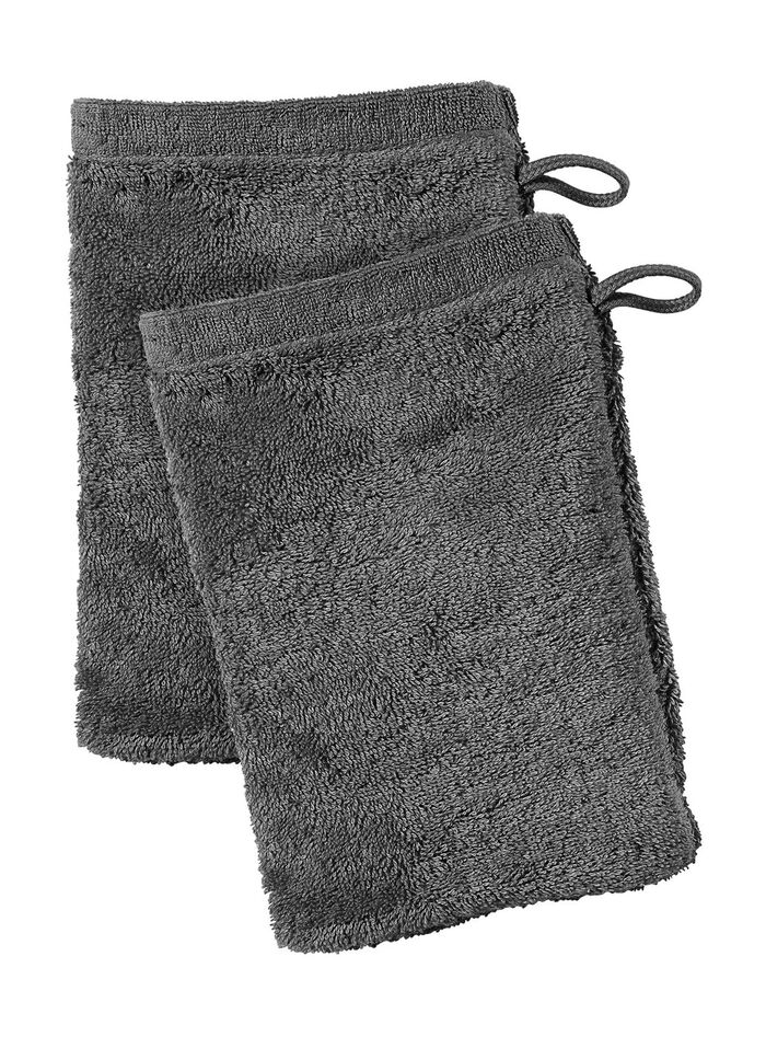 Badstof serie gemaakt van puur katoen ANTHRACIET EFFEN