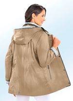 Jas met afneembare capuchon BEIGE
