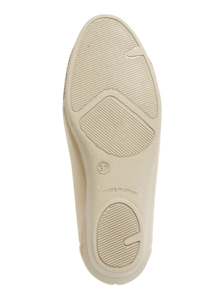Slippers gemaakt van elastisch textielmateriaal BEIGE-BRAUN