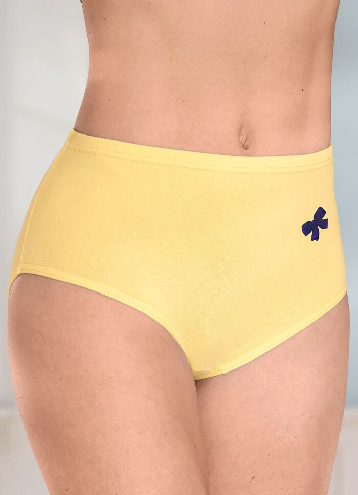 Verpakking van vier slips met elastische tailleband 