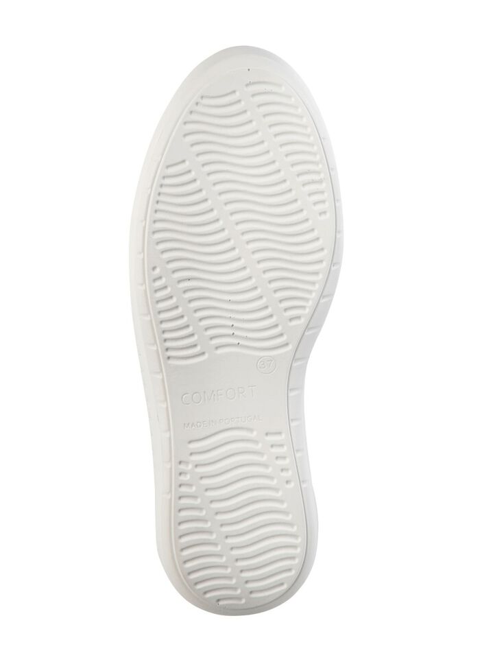 ELENA EDEN sneakers gemaakt van lakleer met elegante metalen sieraden DONKERGROEN