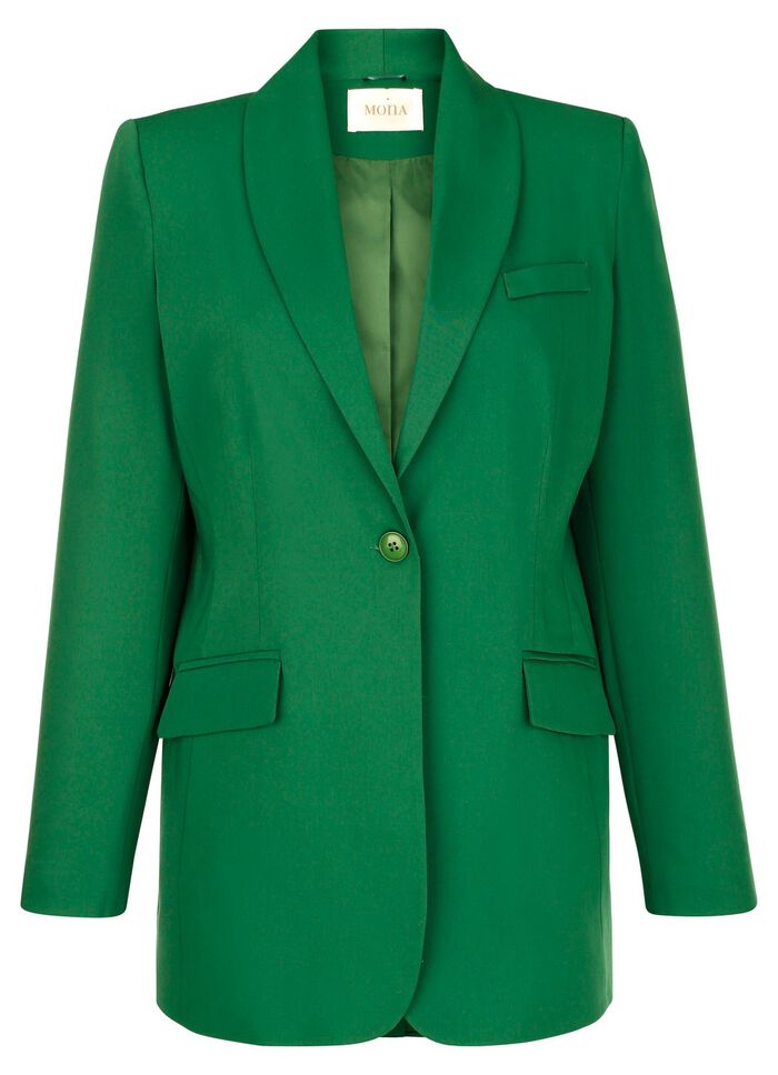 Blazer met sjaalkraag 