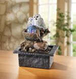 Verlichte kamerfontein 