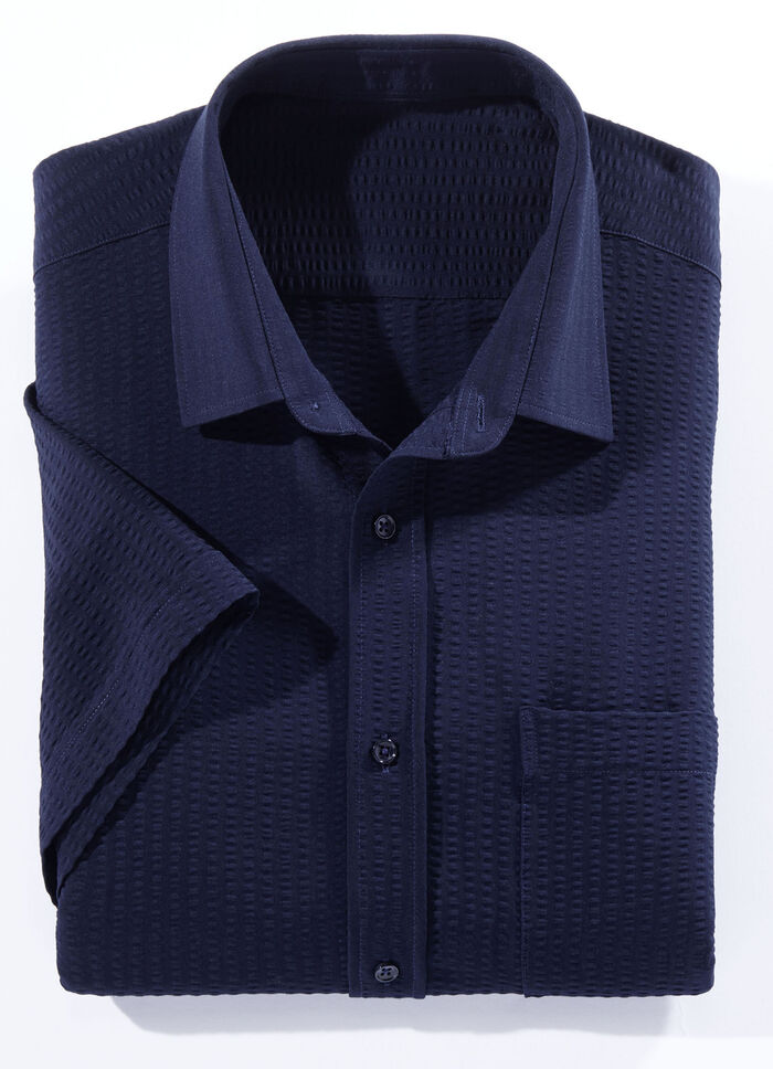 Seersucker overhemd in 3 kleuren MARIENE