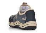 Rieker, sportieve damessneakers, met uitneembaar voetbed JEANSBLAUW/BEIGE