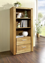 Plank met massief houten fronten WILD EIKEN