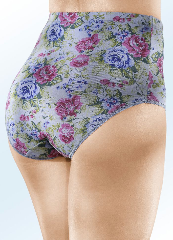 Set van vier slips met elastische band 