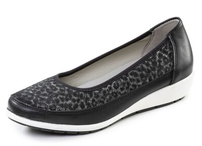 ELENA EDEN, comfortabele damesballerina's, breedte G, met uitneembaar voetbed 