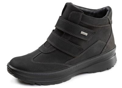 Gevoerde dameslaarzen, winterschoenen, breedte H, met pluche 
