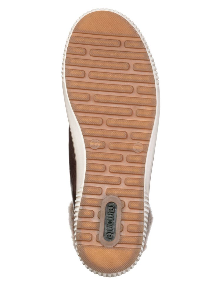 Remonte, gevoerde dameslaarzen, winterschoenen, breedte G, met uitneembaar voetbed DUNKELBRAUN