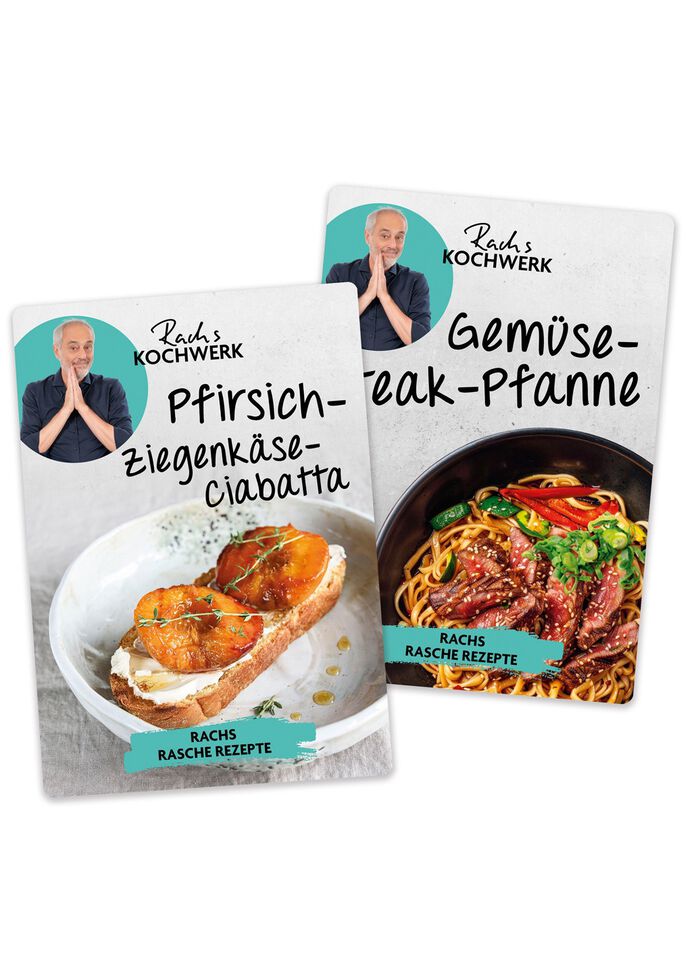 Roestvrijstalen pannen van "Christian Rach's" met honingraatstructuur 