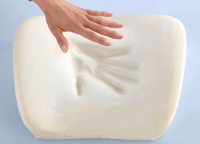 Kussen met gelschuimvlokkenvulling 