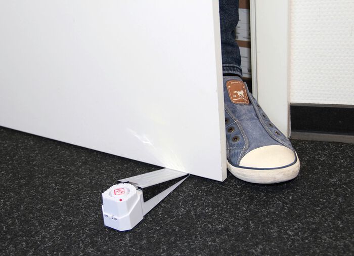 Alarmdeurstop om indringers te blokkeren en te waarschuwen 