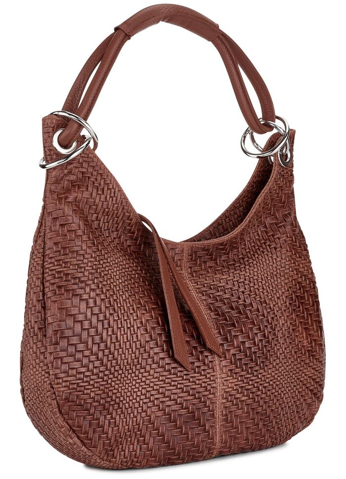 Laurina tas van zwart kalfsleer 