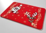 Kerstdeurmat met latex achterkant 