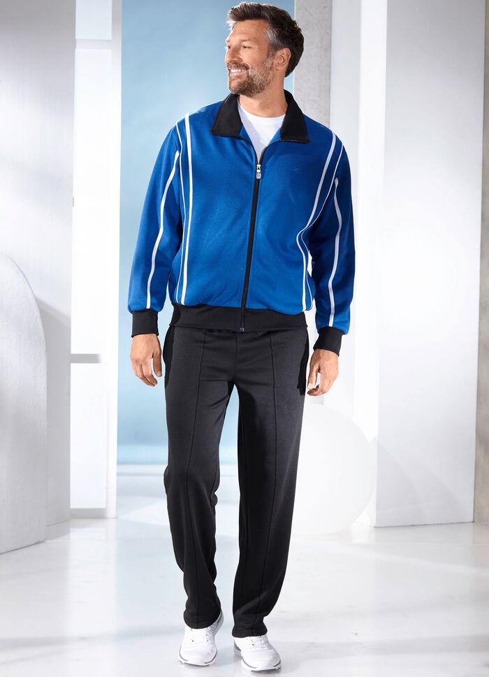 Vrijetijdspak met decoratieve biezen 