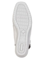 ELENA EDEN, chique damessandalen, breedte G, met elastische band ECRU-SILBER