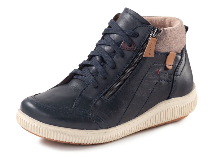 ELENA EDEN, comfortabele dameslaarzen, breedte H, met uitneembaar voetbed 