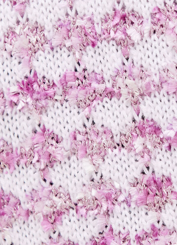 Trui in een garenmix met verengaren 