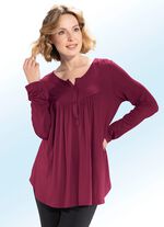 Shirttuniek met ronde halslijn 