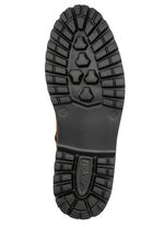 Rieker, gevoerde herenlaarzen, winterschoenen, breedte H, met rits COGNAC