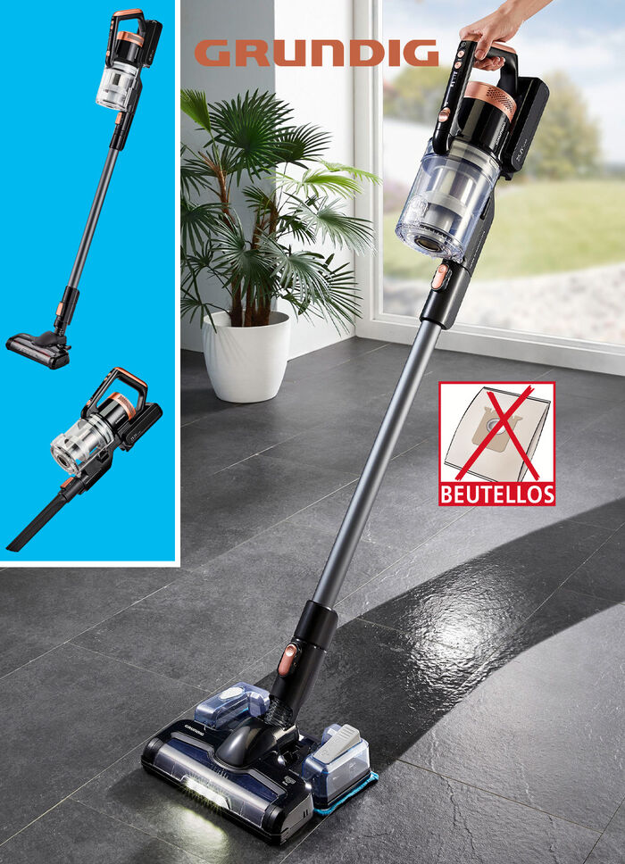 Grundig VCP 5030 accu nat- en droogzuiger 