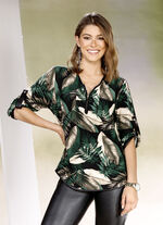 Shirt-tuniek van elastische fijne jersey 