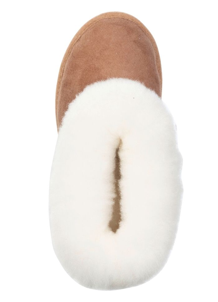 ELENA EDEN, warme damespantoffels, breedte G, met lamsvacht 