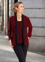 Shirttuniek in 2-in-1-look 