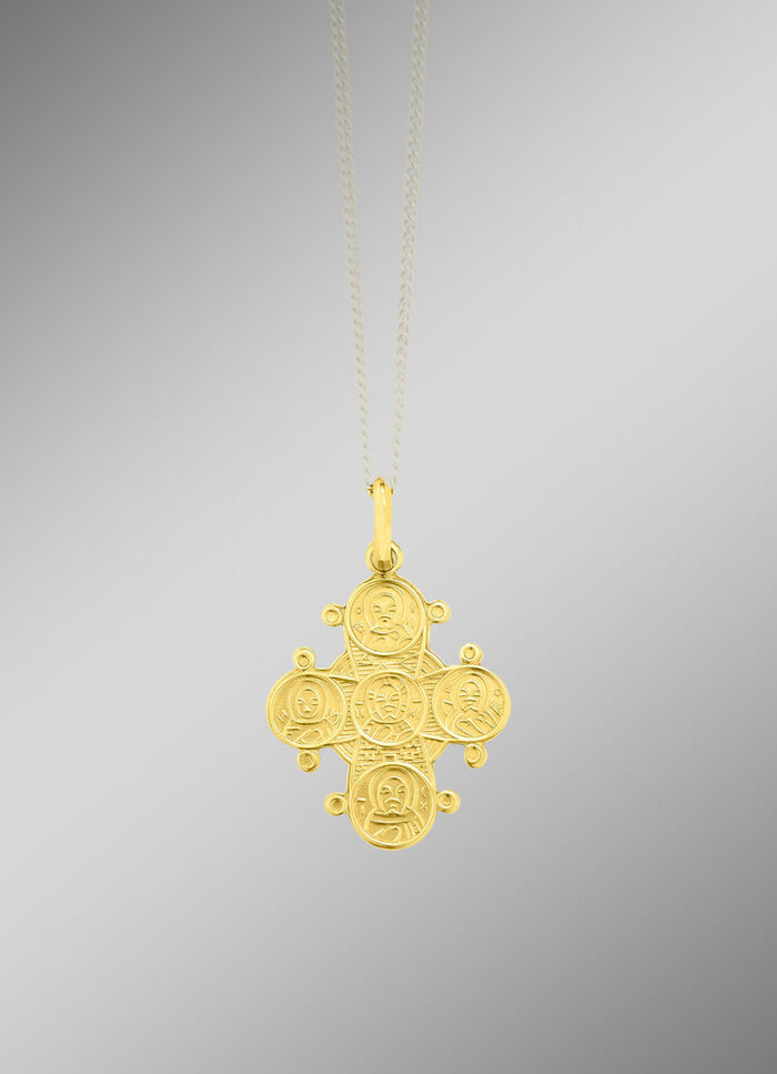 Dagmar kruishanger die aan beide kanten gedragen kan worden 