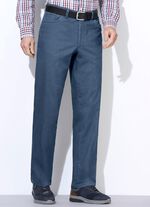 Combinatievriendelijke broek in 4 kleuren JEANSBLAUW