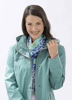 Sjaal met fantasie- en roofdierbontdessin 