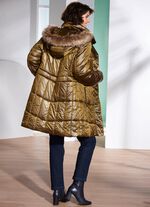 Korte jas met elastische windjackmouwen 