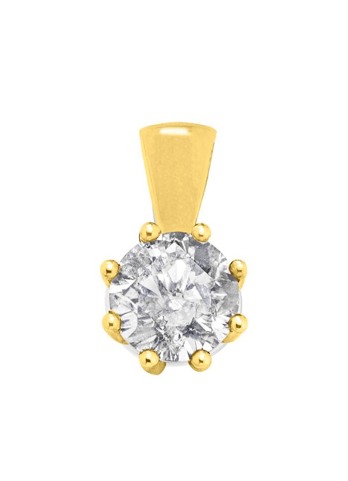 Fonkelende hanger met diamant 