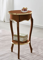 Bijzettafel met handgemaakte applicaties NUSSBAUM-GOLD