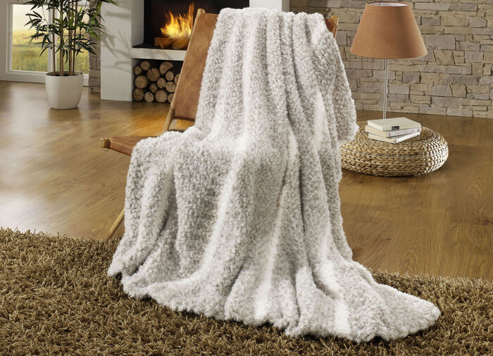 Deken van imitatiebont Indio 