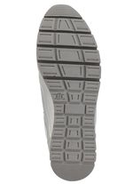 ELENA EDEN sneakers gemaakt van nappaleer en zilvergrijs su&egrave;de met reli&euml;f 