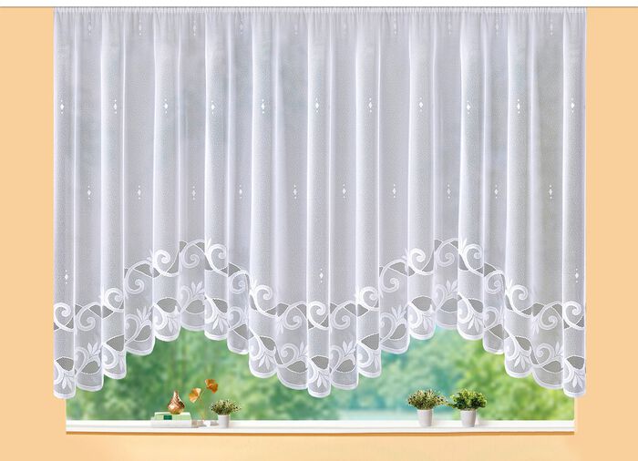 Lichtgewicht boeggordijn met automatische vouwband 