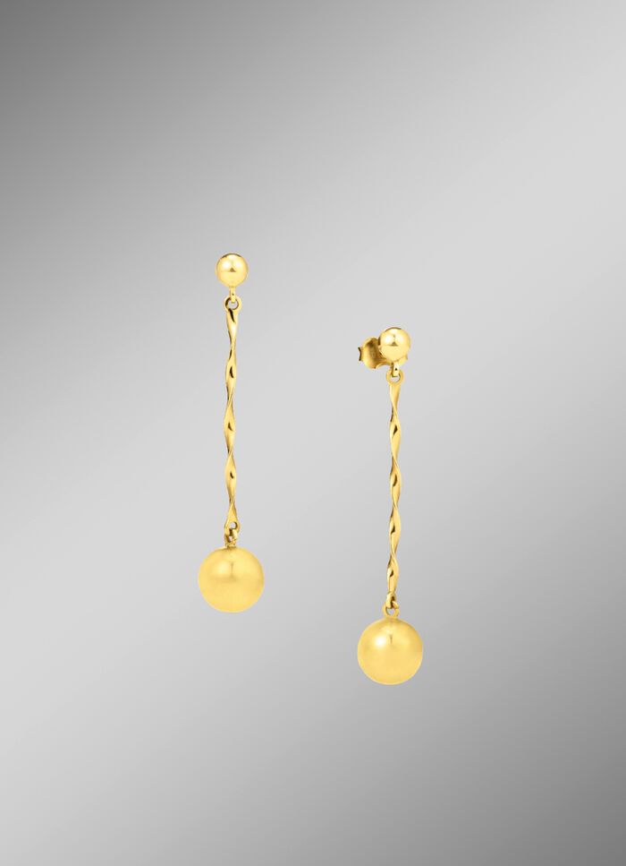 Oorbellen met balletjes 