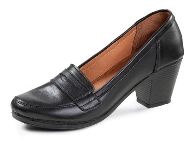 Gemini pumps van deels gekleurd rundnappaleer 